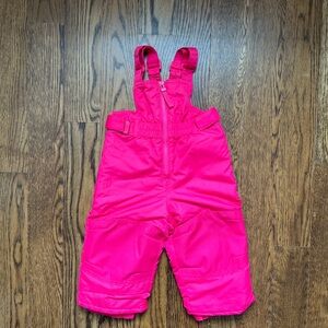 Cat & Jack Pink Bib Snow pants